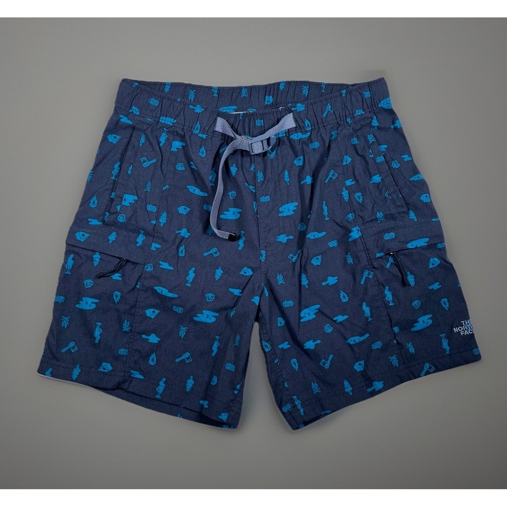 The‎ North Face Class V Belted Shorts Adult Medium Cargo Hiking Camping FlashDry